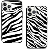 Phoona [2 Stück] Hülle für Oppo Realme GT Master 5G 6,43", TPU Weiche Schwarz Matt Silicone Schutzhülle, Ultra Dünn Stoßfest Kratzfest Schutz Handyhülle mit Motiv Designs Case Cover Zebra